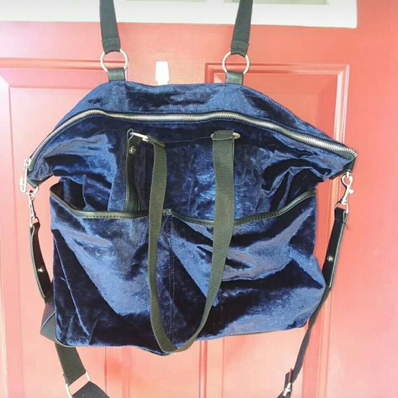 velvet overnight bag